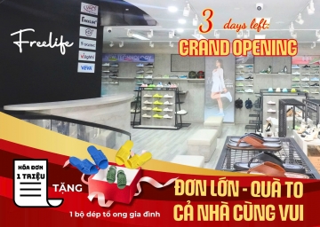 3 DAY LEFT GRAND OPENING: ĐƠN LỚN – QUÀ TO -  CẢ NHÀ CÙNG VUI