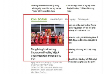 TƯNG BỪNG KHAI TRƯƠNG SHOWROOM FREELIFE, VIỆT Á CHÂU VƯƠN TẦM THƯƠNG HIỆU VIỆT